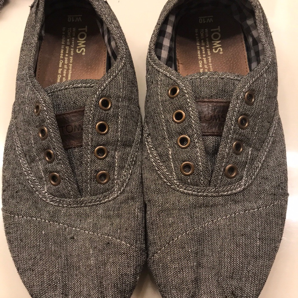 Glittery Toms Sneakers